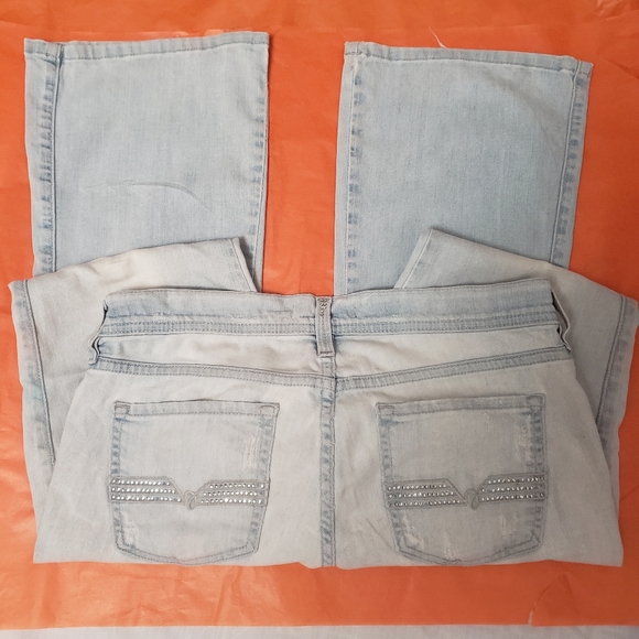Bebe Jeans- Rhinestone Detail, sz. 27 - Picture 13 of 14